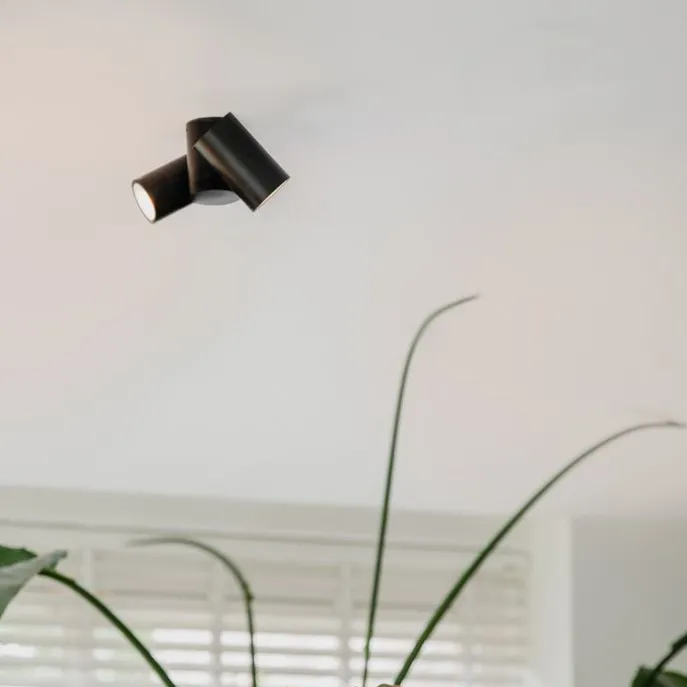 Design-Spot schwarz 2-flammig verstellbar - Michael