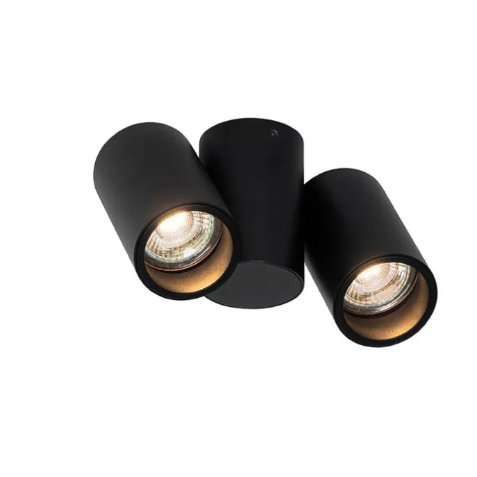 Design-Spot schwarz 2-flammig verstellbar - Michael