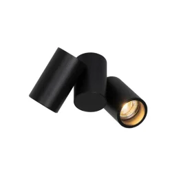 Design-Spot schwarz 2-flammig verstellbar - Michael