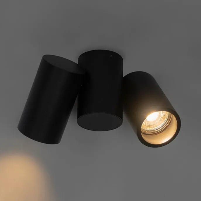 Design-Spot schwarz 2-flammig verstellbar - Michael