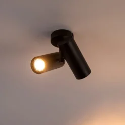 Designspot schwarz 2-flammig - Scopio Honey