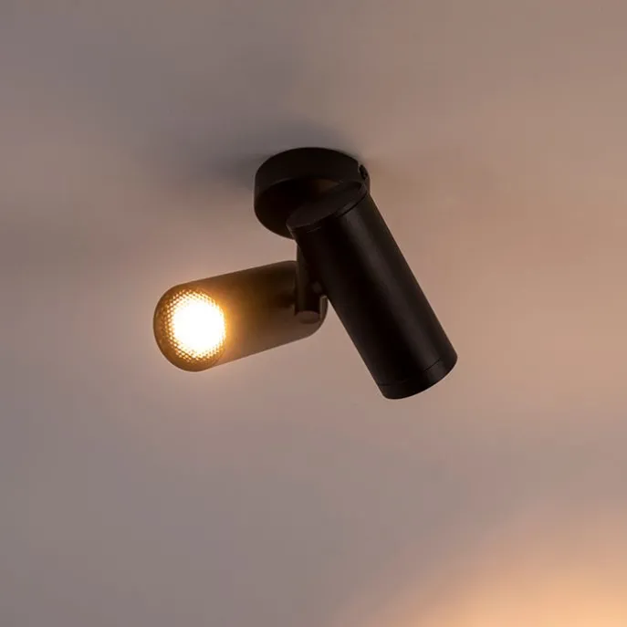 Designspot schwarz 2-flammig - Scopio Honey