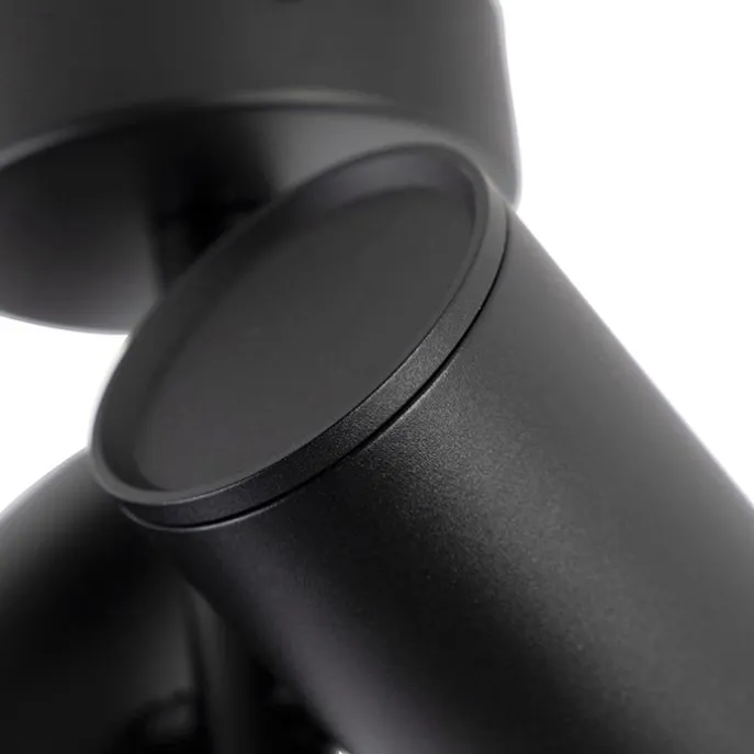 Designspot schwarz 2-flammig - Scopio Honey