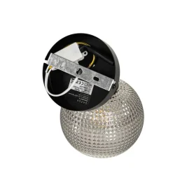 Designspot schwarz mit Rauchglas - Chico