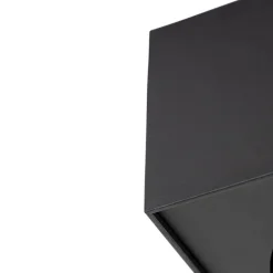 Design-Spot schwarz quadratisch 4-flammig - Kaya