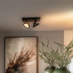 Designspot schwarz verstellbar 2-flammig - Go