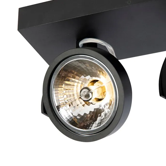 Designspot schwarz verstellbar 2-flammig - Go