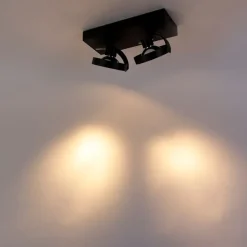 Designspot schwarz verstellbar 2-flammig - Go