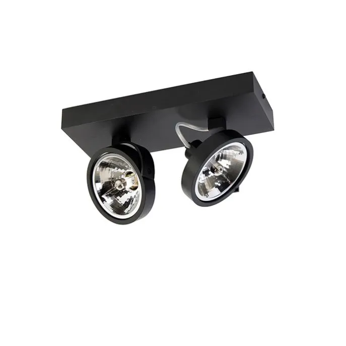 Designspot schwarz verstellbar 2-flammig - Go