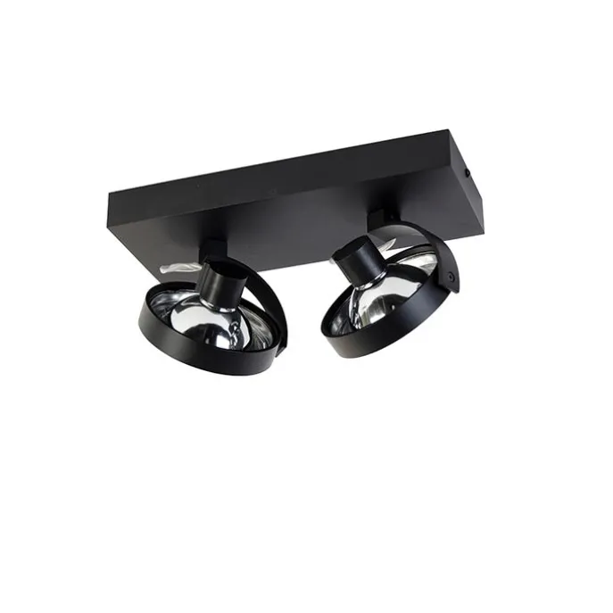 Designspot schwarz verstellbar 2-flammig - Go