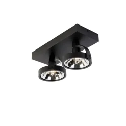 Designspot schwarz verstellbar 2-flammig - Go