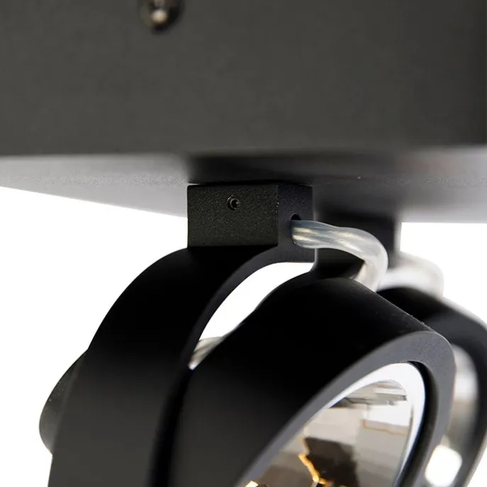 Designspot schwarz verstellbar 2-flammig - Go