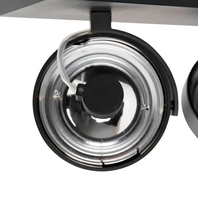 Designspot schwarz verstellbar 2-flammig - Go