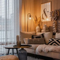 Design-Stehlampe schwarz 23 cm - Margarita