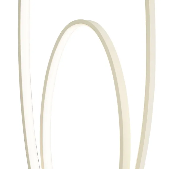 Design-Stehleuchte Beige inkl. LED 3-Stufen-Dimmbar - Boomerang