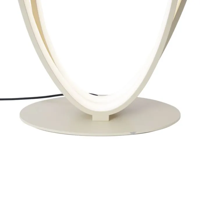 Design-Stehleuchte Beige inkl. LED 3-Stufen-Dimmbar - Boomerang