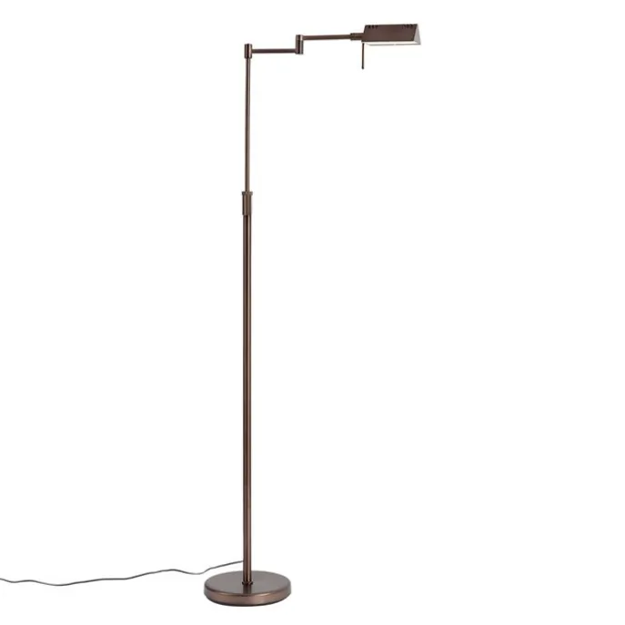 Design-Stehleuchte Dunkelbronze inkl. LED mit Touch-Dimmer - Notia