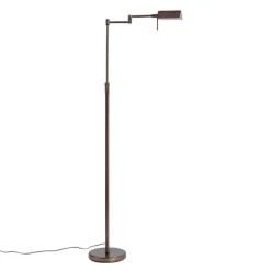 Design-Stehleuchte Dunkelbronze inkl. LED mit Touch-Dimmer - Notia