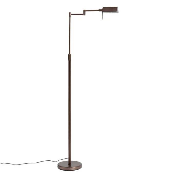 Design-Stehleuchte Dunkelbronze inkl. LED mit Touch-Dimmer - Notia