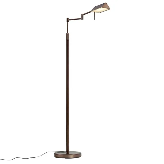 Design-Stehleuchte Dunkelbronze inkl. LED mit Touch-Dimmer - Notia