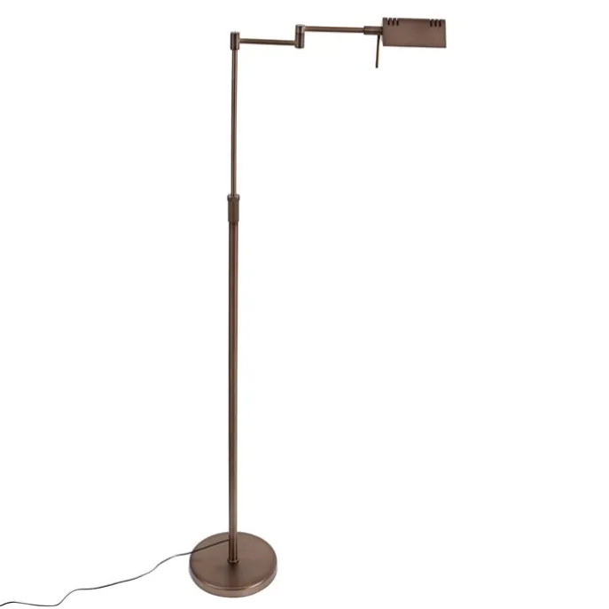 Design-Stehleuchte Dunkelbronze inkl. LED mit Touch-Dimmer - Notia