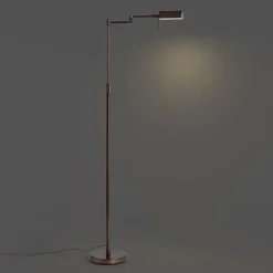 Design-Stehleuchte Dunkelbronze inkl. LED mit Touch-Dimmer - Notia