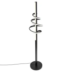 Design-Stehleuchte schwarz inkl. LED dimmbar - Rolla