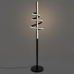 Design-Stehleuchte schwarz inkl. LED dimmbar - Rolla