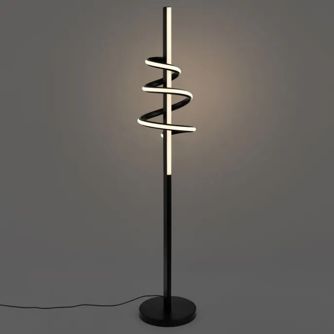 Design-Stehleuchte schwarz inkl. LED dimmbar - Rolla