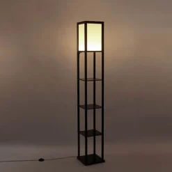 Design-Stehleuchte Schwarz-Weiß inkl. LED - Nea