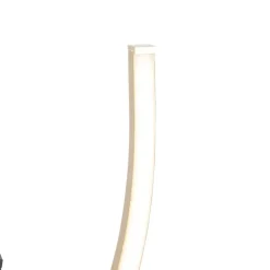 Design-Stehleuchte Schwarz mit Gold inkl. Dimmbarer LED - Blaze