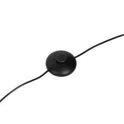 Design-Stehleuchte Schwarz mit Gold inkl. Dimmbarer LED - Blaze