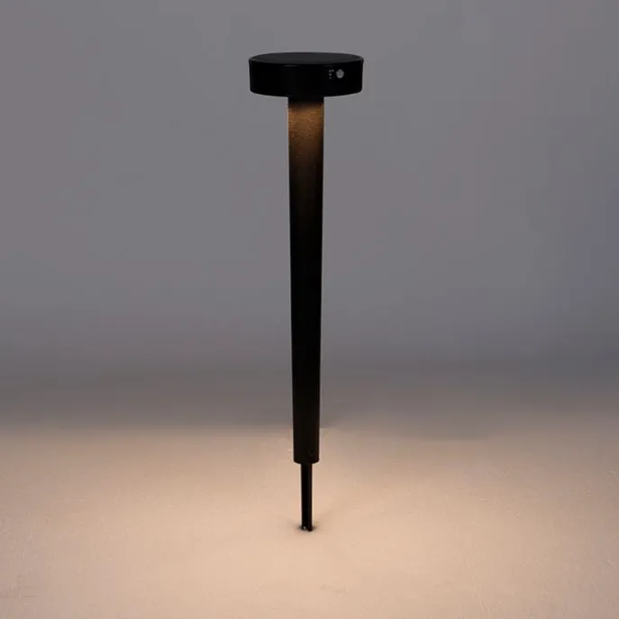 Design-Stiftspot schwarz inkl. LED und Dimmer IP55 Solar - Fiorina