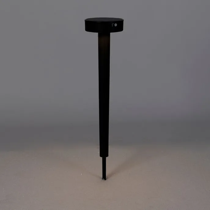 Design-Stiftspot schwarz inkl. LED und Dimmer IP55 Solar - Fiorina