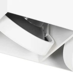 Designstrahler weiß rechteckig AR111 2-flammig - Box