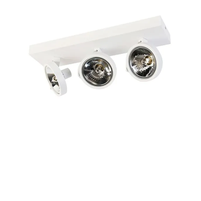 Designstrahler weiß verstellbar 3-flammig - Go