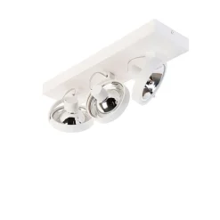 Designstrahler weiß verstellbar 3-flammig - Go