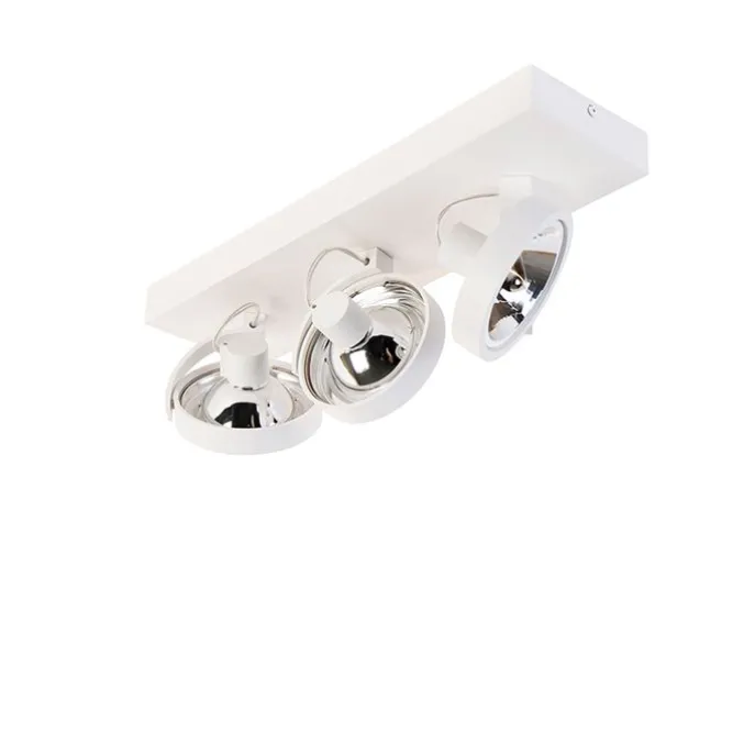 Designstrahler weiß verstellbar 3-flammig - Go