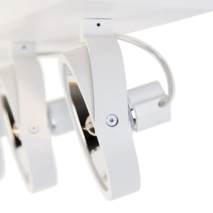 Designstrahler weiß verstellbar 3-flammig - Go