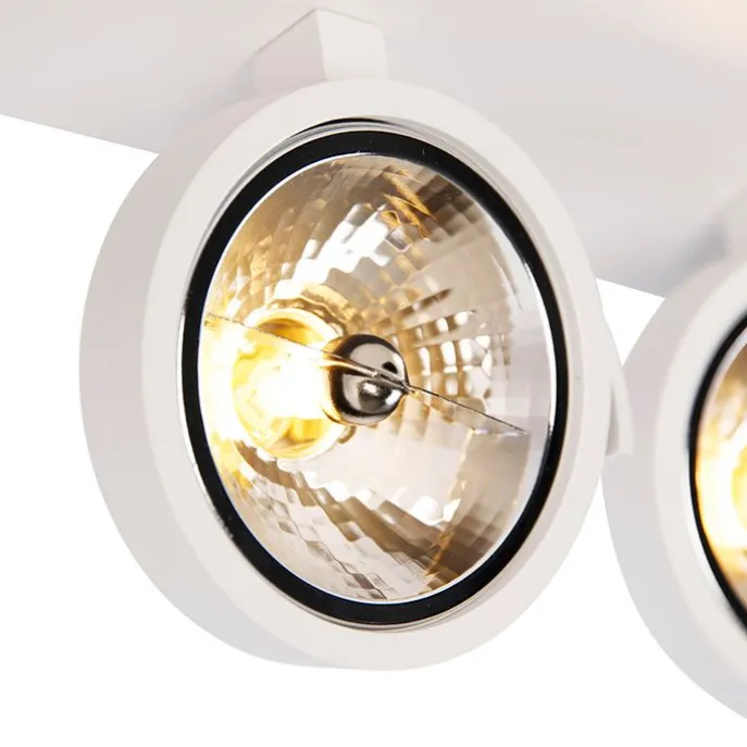 Designstrahler weiß verstellbar 3-flammig - Go