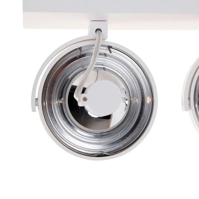 Designstrahler weiß verstellbar 3-flammig - Go