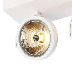 Designstrahler weiß verstellbar 2-flammig - Go