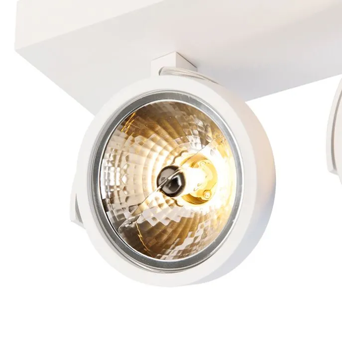 Designstrahler weiß verstellbar 2-flammig - Go