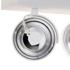 Designstrahler weiß verstellbar 2-flammig - Go