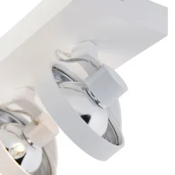 Designstrahler weiß verstellbar 2-flammig - Go