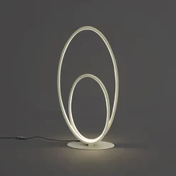 Design-Tischleuchte Beige inkl. LED 3-Stufen-Dimmbar - Boomerang