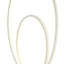 Design-Tischleuchte Beige inkl. LED 3-Stufen-Dimmbar - Boomerang