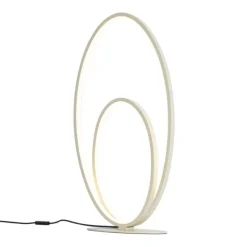 Design-Tischleuchte Beige inkl. LED 3-Stufen-Dimmbar - Boomerang
