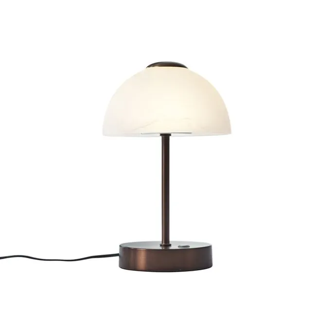 Design-Tischleuchte Dunkelbronze inkl. LED Dimmbar - Joya