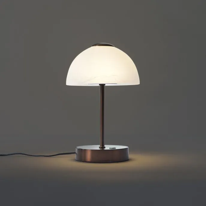 Design-Tischleuchte Dunkelbronze inkl. LED Dimmbar - Joya